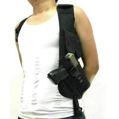 Tactical Right Hand Shoulder Holster Concealment Under Arm Gun Pouch Holder Bag