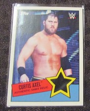 2015 WWE Topps CURTIS AXEL Shirt Relic Trading Card NM 9.4 