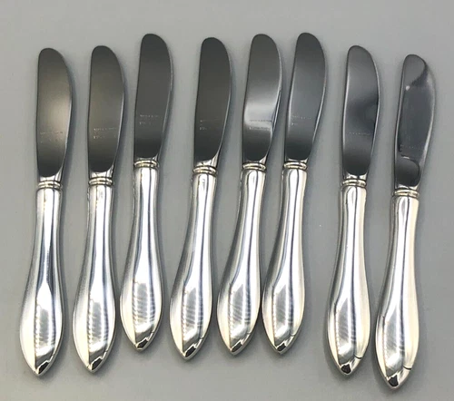 Pointed Antique by Reed & Barton Sterling Silver set of 8 Butter Spreader 6.5"