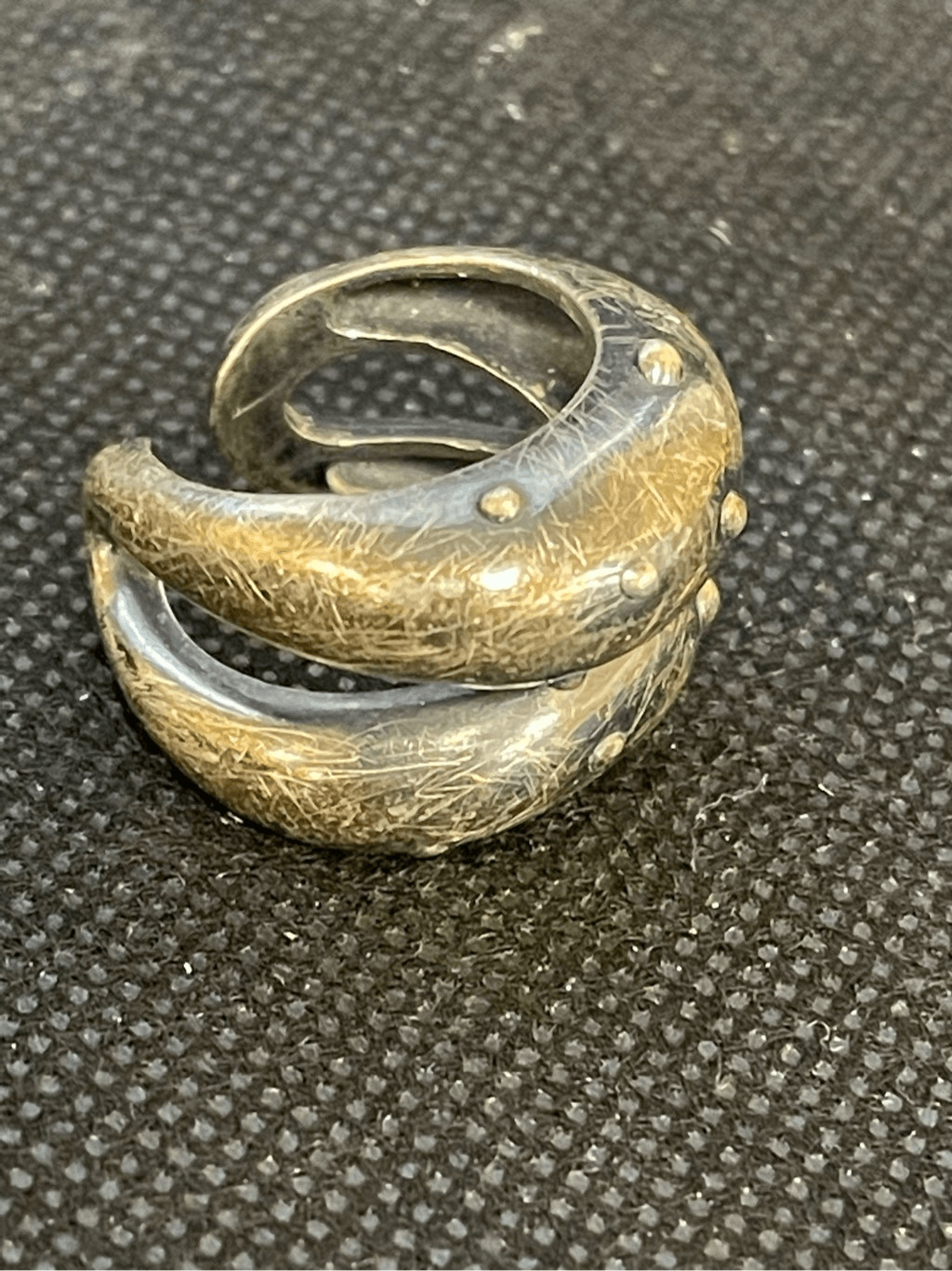 Solid Sterling Silver Avant Garde Ring - image 2