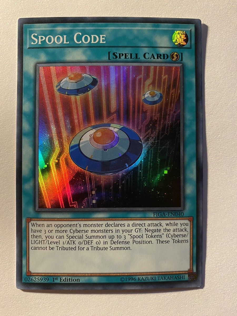 yugioh card number codes Yugioh! Spool Code - FIGA-EN040 - Super Rare - 1st Edition Near Mint, English Konami Yu-Gi-Oh Code of The