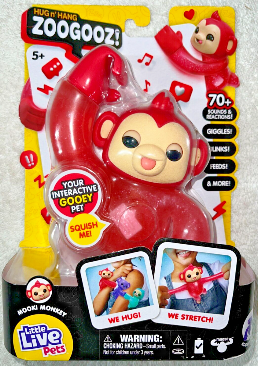 LITTLE LIVE PETS ZOOGOOZ MOOKI MONKEY 70+ SOUNDS **NEW RELEASE