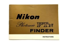 Excellent Nikon F Photomic-TN Finder Instructions #P4250