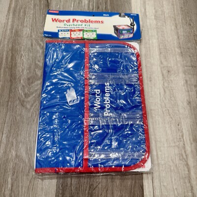 Lakeshore Overhead Kit Word Problems Classroom Teaching GG426 NEW