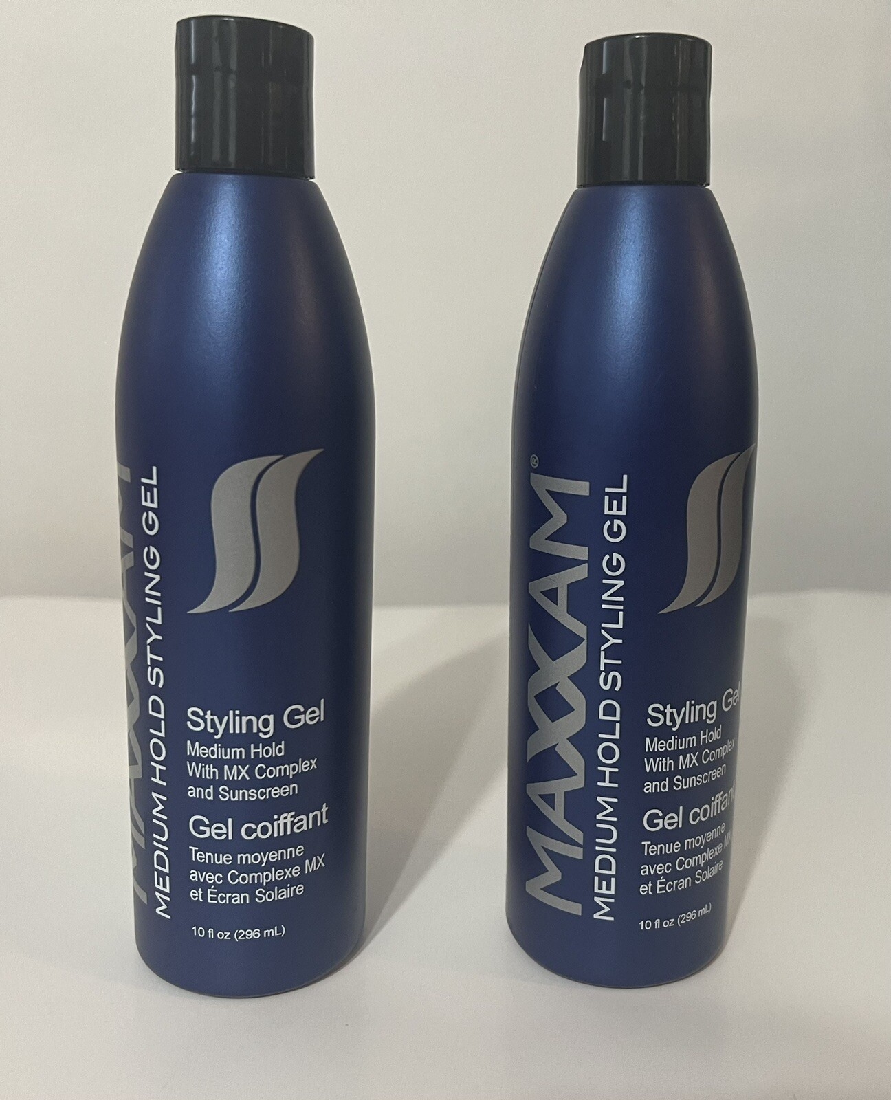Hair Gel Medium Hold MAXXAM with MX Complex Lot of 2 10fl oz bottles-image