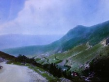 Valley in the Pyrenees Mountains, France, c1930s Magic Lantern Glass Slide