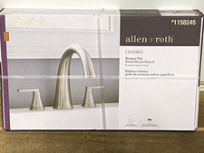 Allen Roth Victoria 2-handle Roman Tub Faucet - Brushed Nickel - With Valve