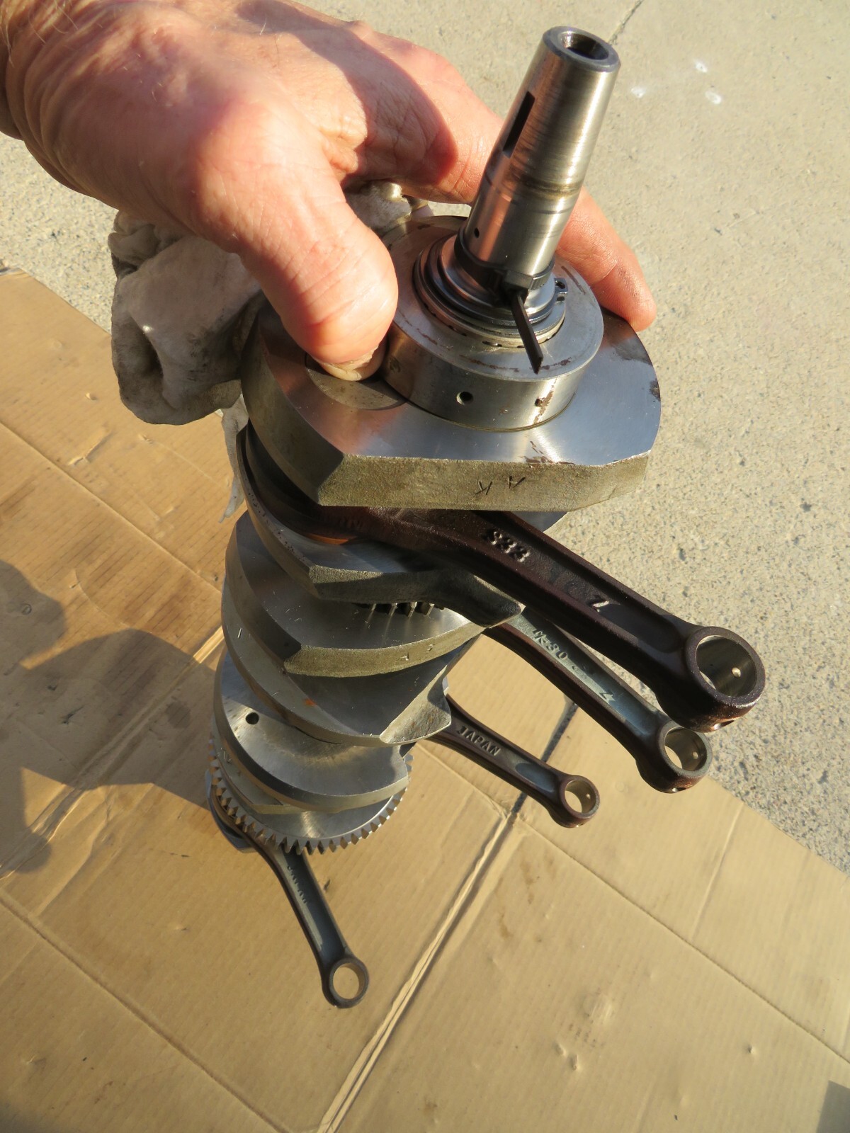 Kawasaki Z1 900 KZ 900 B1 / A4 Stock Engine Crankshaft Crank 1976 K52 eBay