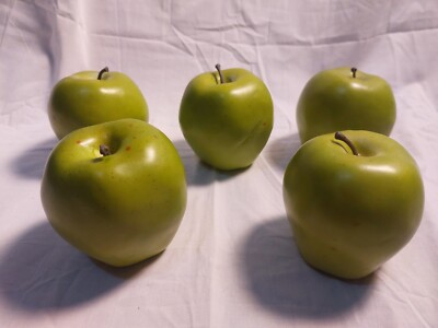 Unbranded Foam Realistic Faux Apples Pre-Owned 3.25''X 3.5''