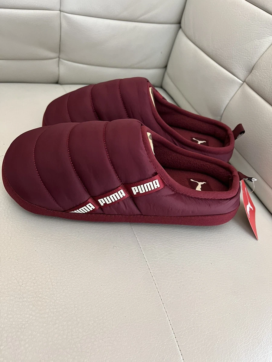 Puma red slippers deals