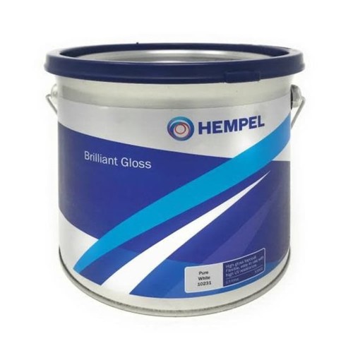 Hempel Brilliant Gloss Pure White 2.5 Litre (Boat / Marine / Yacht