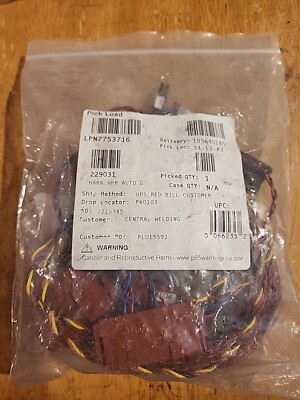 Hypertherm 229031 HPR Auto Gas Selector Console Harness New Old Stock