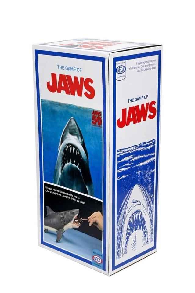PREORDER OCTOBER 2025 DENTS DE LA MER GAME OF JAWS BRUCE 30cm 50TH ANNIV NECA - Photo 4/4