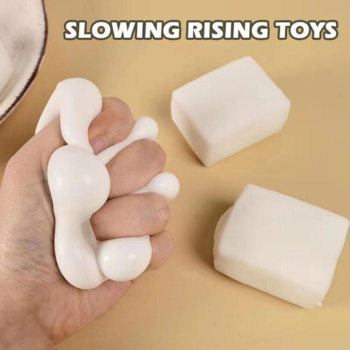 Antistress Slowing Rising Tofu Toys Squishes Gadget Fun Decompression D3P7 - Picture 6 of 10