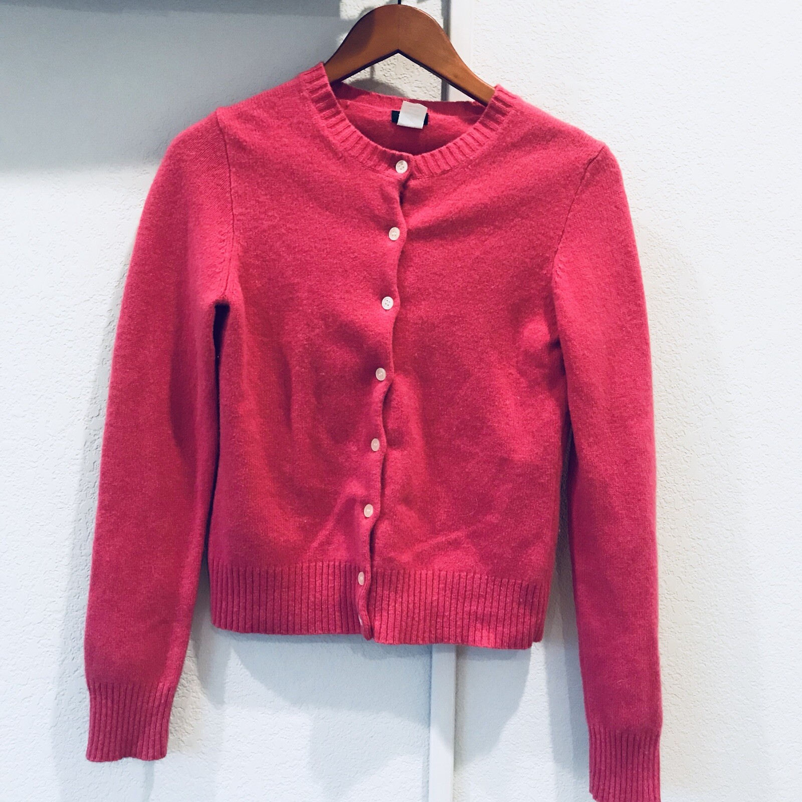 raspberry pink cardigan