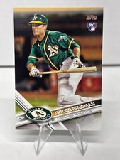 2017 Topps Chrome Update Card #HMT62 Jaycob Brugman RC Oakland Athletics