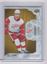 2019 2019-20 UPPER DECK ENGRAINED FILIP ZADINA ROOKIE BASE 134/299 77 RED WINGS