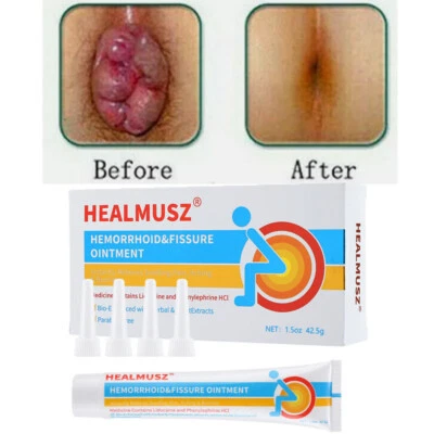 HEALMUSZ Hämorrhoiden Gel Hämorrhoidensalbe entzündungshemmende Salbe gegen Juckreiz DHL