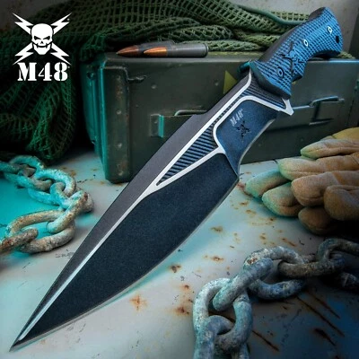 M48 Liberator Sabotage II Combat Knife and Vortec Belt Sheath | Length 13 1/2”
