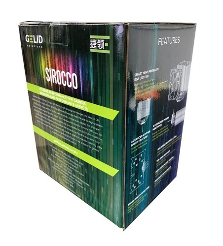 Gelid Solutions Sirocco Quiet RGB CPU Cooler Intel and AMD CPUs to 200W TDP - Picture 7 of 7