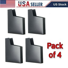 Pack of 4 Black Nintendo NES Dust Covers Game Cartridge Sleeves Cases Plain Lot