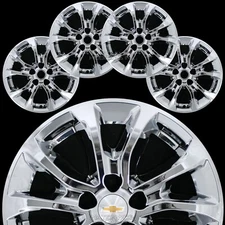 4 Chrome 2018-2021 Equinox 17" Wheel Skins Hub Caps Full Covers fit Aluminum Rim