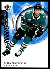 2020-21 UPPER DECK SP ROOKIE AUTHENTICS Sasha Chmelevski San Jose Sharks #RC-10