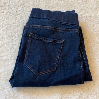 Liverpool Jeans Womens 10 Blue Skinny Denim Legging Pull On