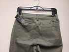 DG2 Diane Gilman 2P Olive Green Stretch Denim 5-Pocket Jeans NWT — photo 3
