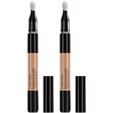 LANCOME Click & Glow Highlighter 04 Lumieres De Bronze Skin Fluid Liquid x2 Lot