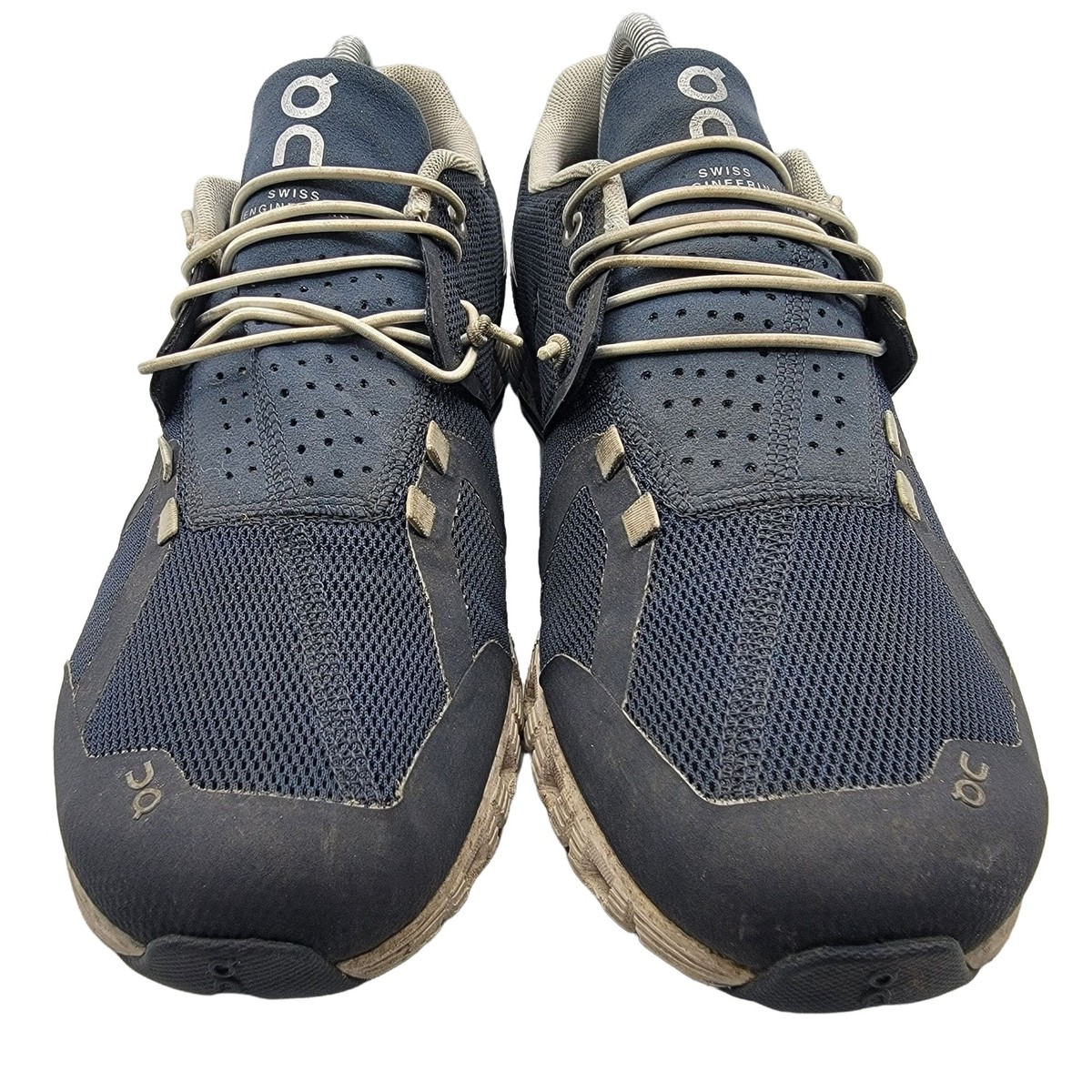 On Cloud 5 Mens 11.5 Denim Blue White Athletic Lightweight Shoes Outdoors Casual On Running Men main image 3
