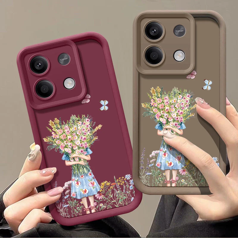 Flower For Xiaomi Redmi Note 13 12 11 Pro Poco F6 X6 Pro Soft Phone Case Cover - Image 2 of 4
