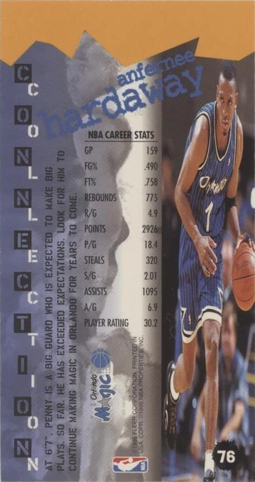 1995-96 Fleer NBA Jam Session - Anfernee Hardaway #76