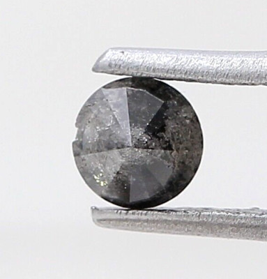 Schwarz Natürlicher Diamant 0.29ct 4mm Rund Brilliant Schliff zu Machen Ring