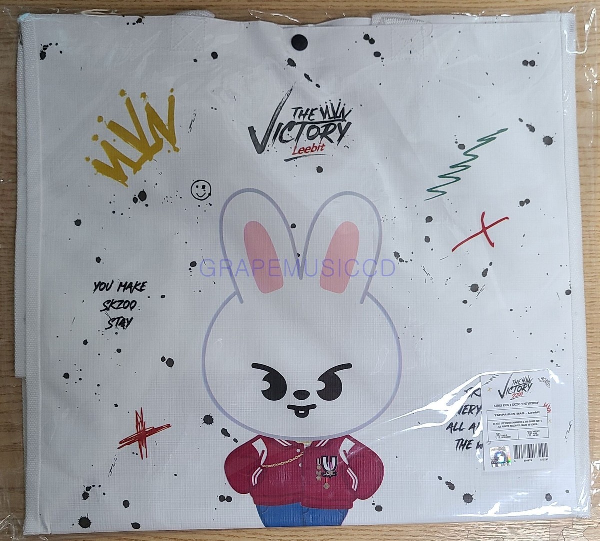 STRAY KIDS X SKZOO THE VICTORY OFFICIAL GOODS TARPAULIN BAG NEW | eBay