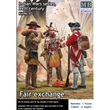 Master box 5222 1/35 Indian Wars Series,XVIII century Kit No. 4. Fair exchange