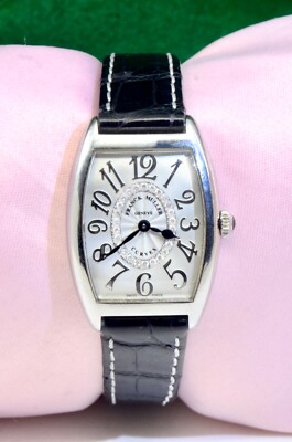 Franck Muller Curvex Ref.1752 QZ REL CD 1R SS Uhr Mit Diamanten; Box Und Papiere