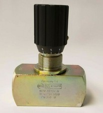 STAUFF NDV-20-N, 1" NPT, 5000 PSI Inline Needle Valve, Carbon Steel Body