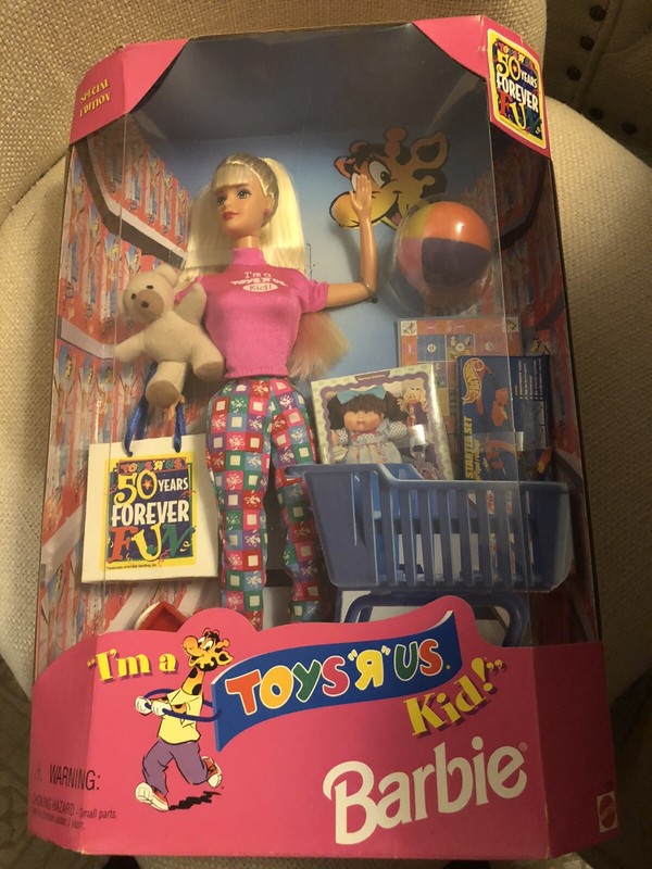 I'm a Toys R Us Kid Barbie- 50th Anniversary. Vintage - Mattel #18895- NIB