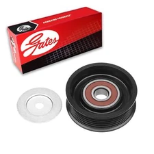 Gates Accessory Drive Belt Idler Pulley Air Conditioning For 2006-2010 Volvo VT