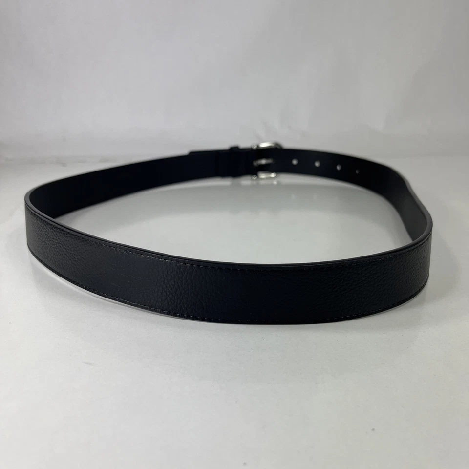 Cinturón de vestir negro H&M - imitación cuero - para mujer talla 36 Foto 4 de 4