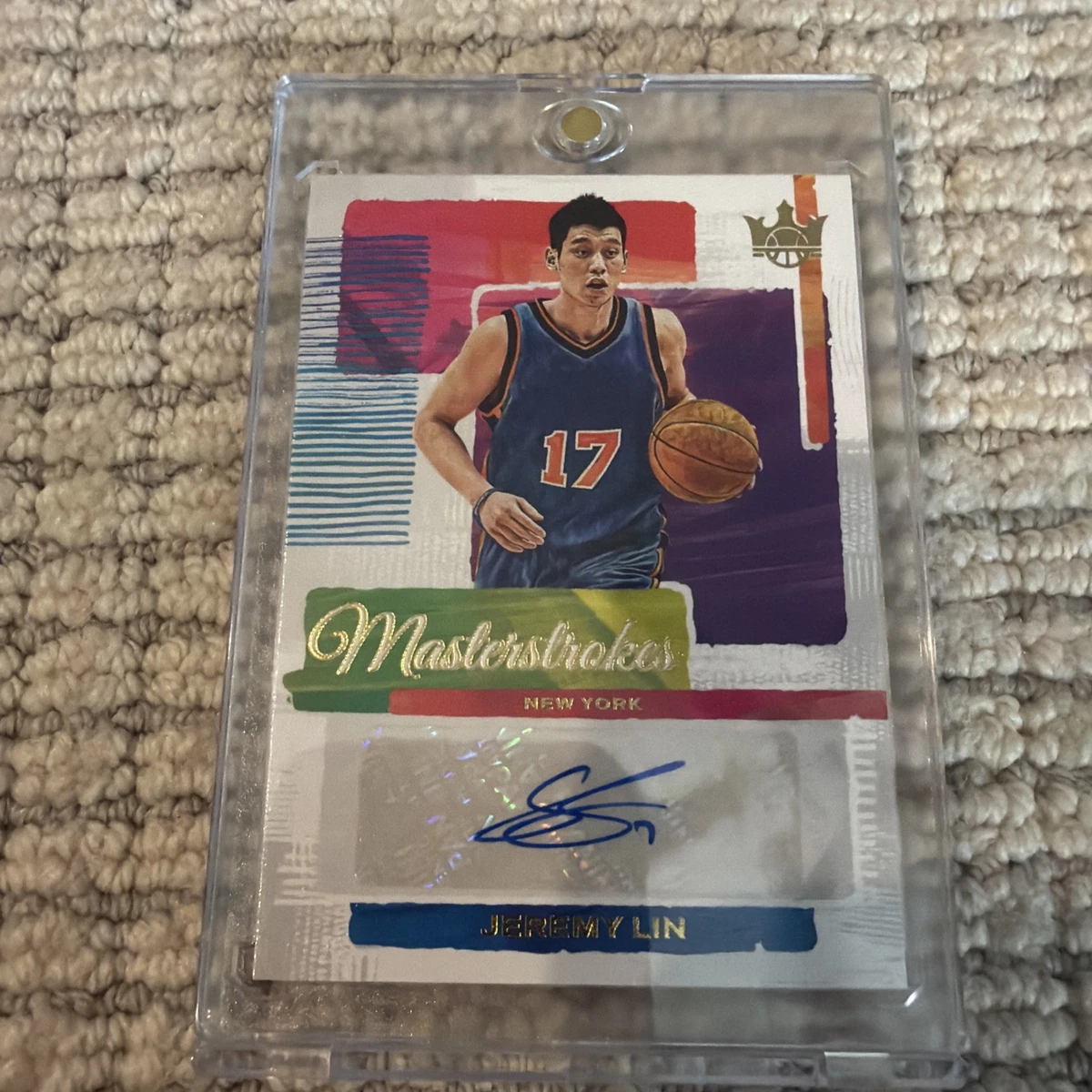 Jeremy Lin New York Knicks Basketball Autographed Sports Trading