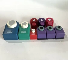 Marvy Uchida & EK Success Scrapbooking Punches Mix Lot of 9 Multi-Use Flowers
