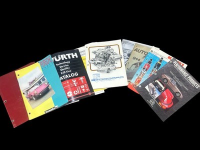 Porsche VINTAGE Lot Of 8 Magazines Registry Brochure Catalog In Binder EUC 1990s