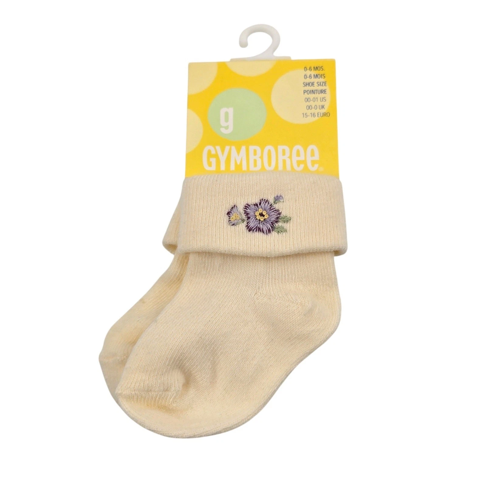 Gymboree Baby Socks 0 3 6 Months Cream Floral Embroidered 2003 Cherry Blossom
Opens in a new window