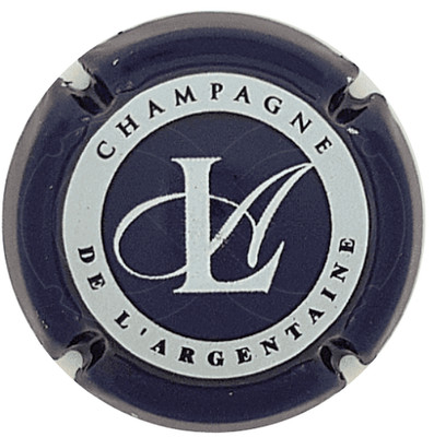 De L'argentaine Champagne Capsule Dark Blue and White