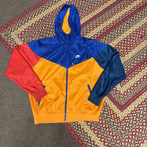 Nike Sportswear Windrunner Windbreaker Track Jacket Men Blue Green Orange Red