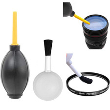 Dust Cleaner Kit Air Blower Soft Brush Blower for Camera  Camcorder Lens LCD