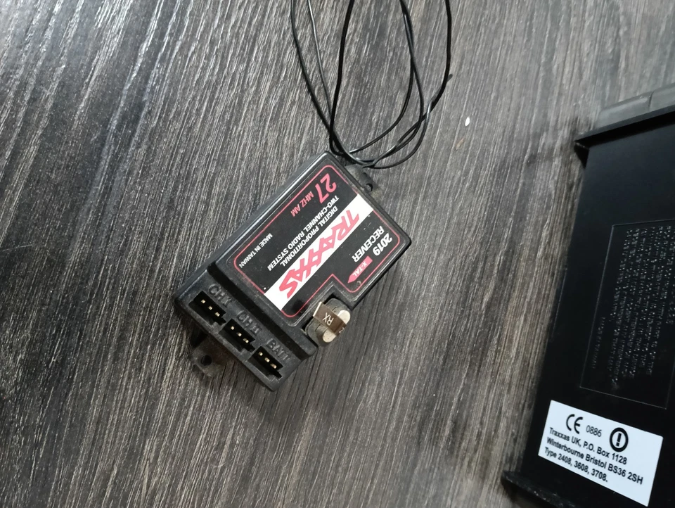 TRAXXAS TQ Controller Transmitter handset RC 27Mhz 2 channel rustler stampede - Image 2 of 4