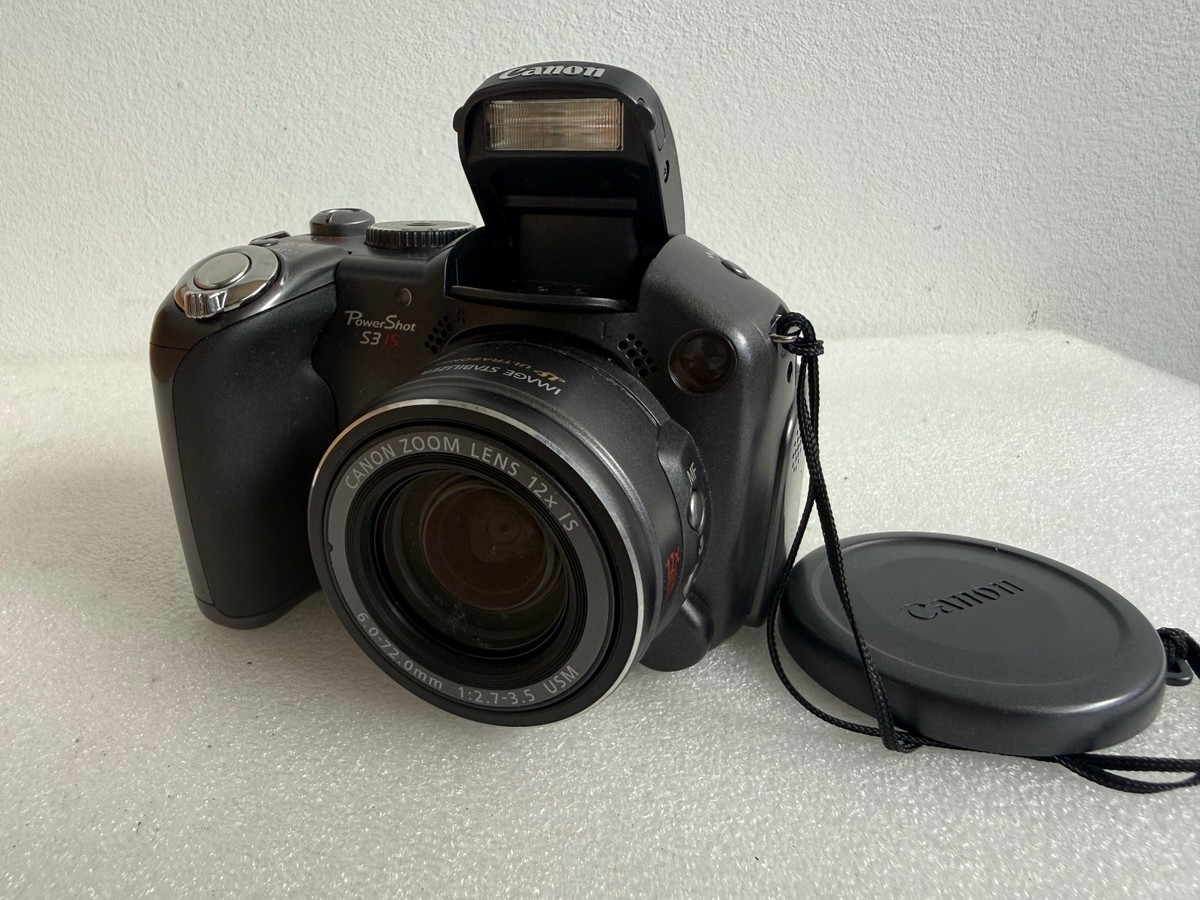 Canon PowerShot S3 IS 6.0MP Digital Camera 12x Optical Zoom PC1192